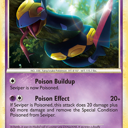 Seviper (51/95) [HeartGold & SoulSilver: Call of Legends]