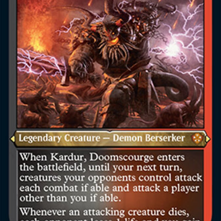 Kardur, Doomscourge (Foil Etched) [Starter Commander Decks]