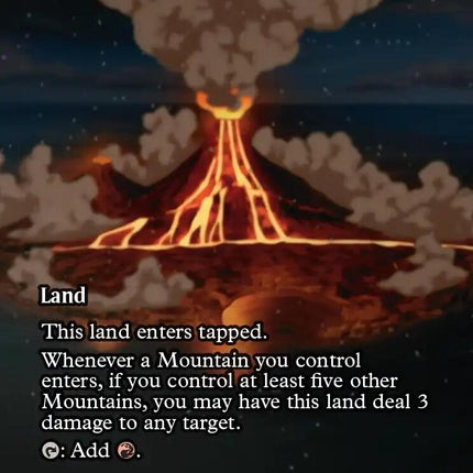 Volcano of Roku's Island - Valakut, the Molten Pinnacle [Avatar: The Last Airbender: Eternal-Legal]