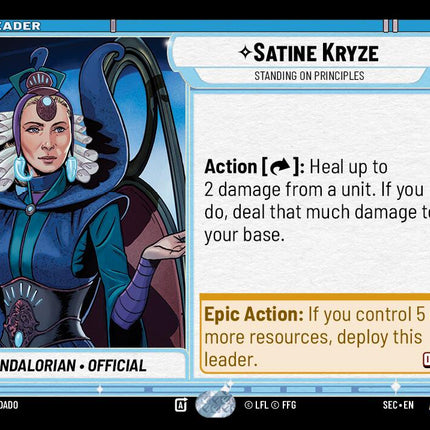 Satine Kryze - Standing on Principles (5/264) (5/264) [Secrets of Power]