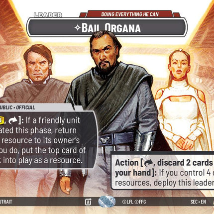 Bail Organa - Doing Everything He Can (Showcase) (1028) (1028) [Secrets of Power]
