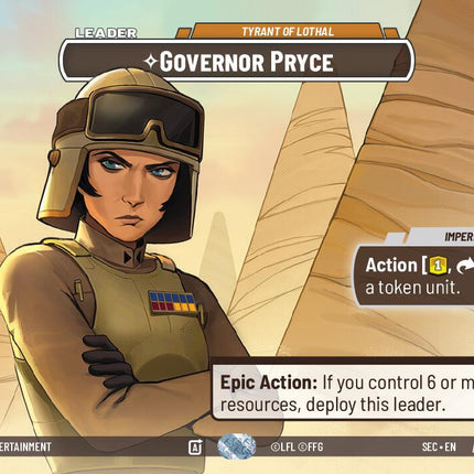 Governor Pryce - Tyrant of Lothal (Showcase) (1031) (1031) [Secrets of Power]