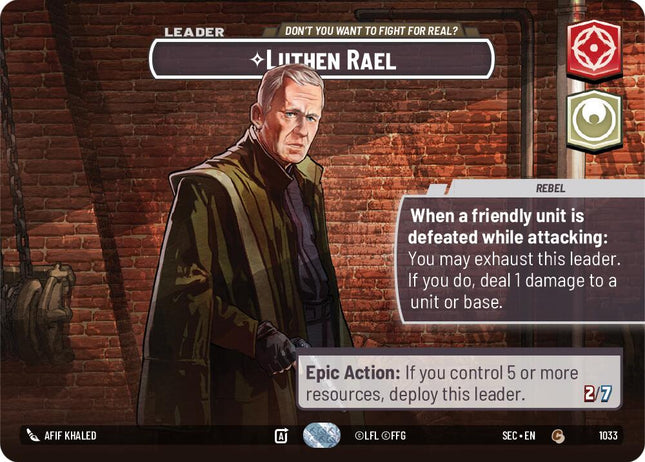 Luthen Rael - Don't You Want To Fight For Real? (Showcase) (1033) (1033) [Secrets of Power]