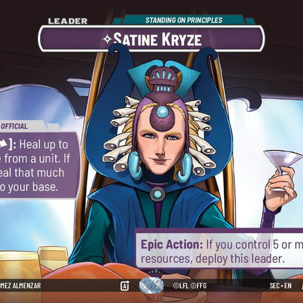 Satine Kryze - Standing on Principles (Showcase) (1025) (1025) [Secrets of Power]