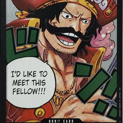 DON!! Card (Gol.D.Roger) [Carrying On His Will]