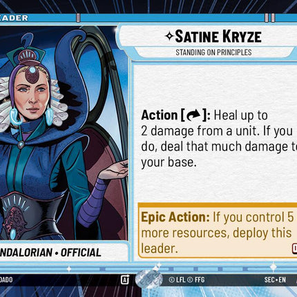 Satine Kryze - Standing on Principles (Hyperspace) (269) (269) [Secrets of Power]
