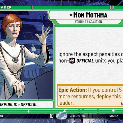 Mon Mothma - Forming a Coalition (Hyperspace) (273) (273) [Secrets of Power]