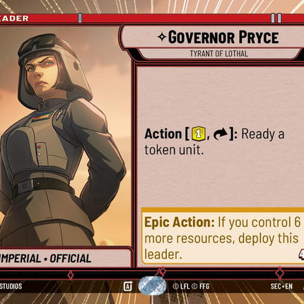 Governor Pryce - Tyrant of Lothal (Hyperspace) (275) (275) [Secrets of Power]