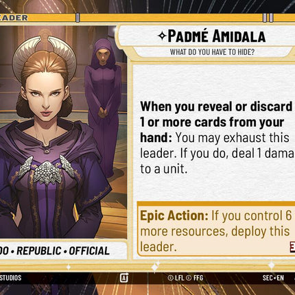Padme Amidala - What Do You Have to Hide? (Hyperspace) (280) (280) [Secrets of Power]
