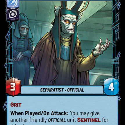 Nute Gunray - Escaping Justice (Foil) (541) (541) [Secrets of Power]