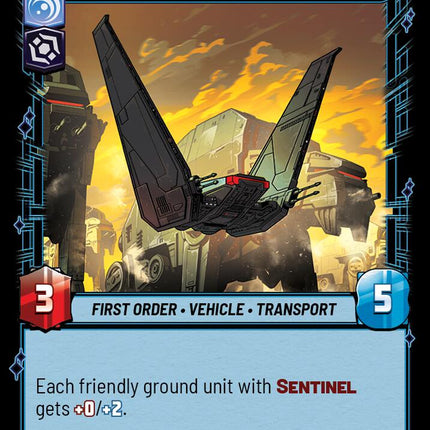 Kylo Ren's Command Shuttle - Icon of Authority (Foil) (542) (542) [Secrets of Power]