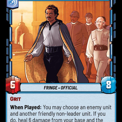 Lando Calrissian - Trust Me (Foil) (578) (578) [Secrets of Power]