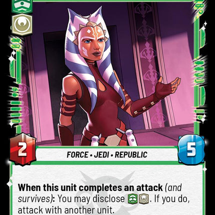 Ahsoka Tano - I Learned It from You (Foil) (606) (606) [Secrets of Power]