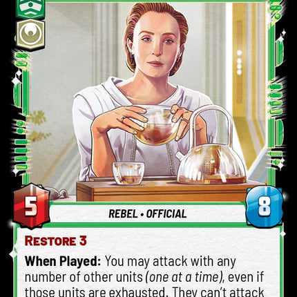 Mon Mothma - Clinging to Hope (Foil) (613) (613) [Secrets of Power]
