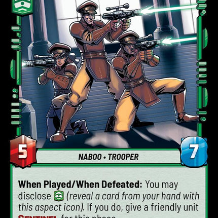 Naboo Security Force (630) (Foil) (630) [Secrets of Power]