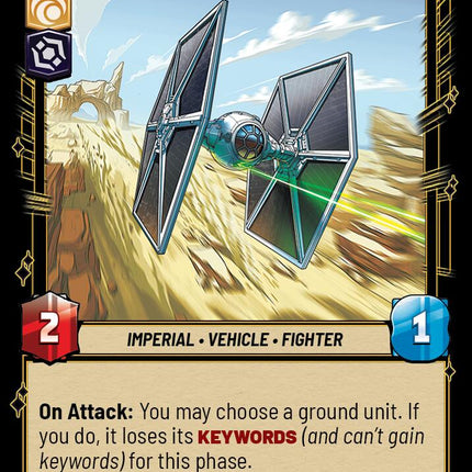 Screeching TIE Fighter (695) (Foil) (695) [Secrets of Power]