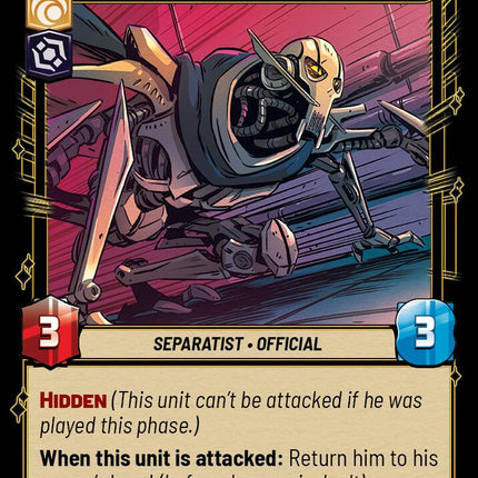 General Grievous - Scuttling to Safety (Foil) (697) (697) [Secrets of Power]