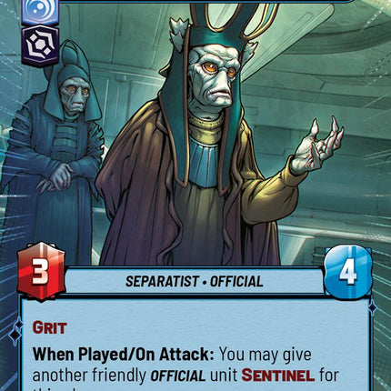 Nute Gunray - Escaping Justice (Hyperspace) (295) (295) [Secrets of Power]