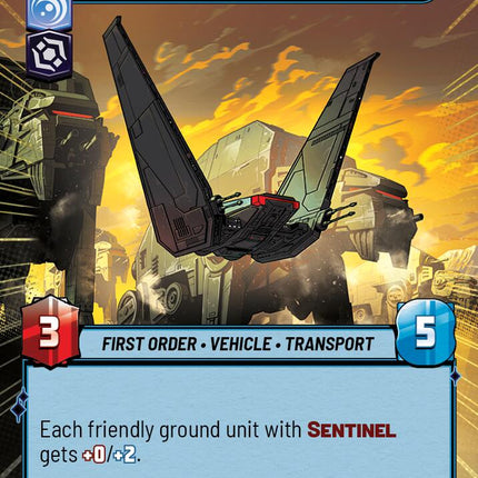 Kylo Ren's Command Shuttle - Icon of Authority (Hyperspace) (296) (296) [Secrets of Power]