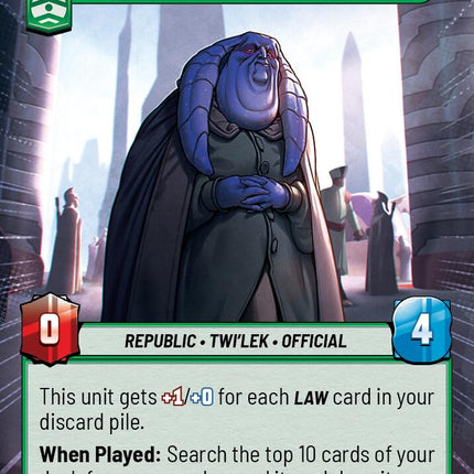 Orn Free Taa - Political Power Broker (Hyperspace) (376) (376) [Secrets of Power]