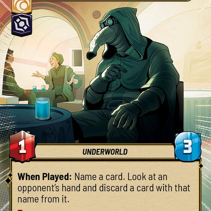 Garindan - Information Broker (Hyperspace) (450) (450) [Secrets of Power]