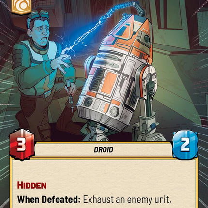Unruly Astromech (485) (Hyperspace) (485) [Secrets of Power]