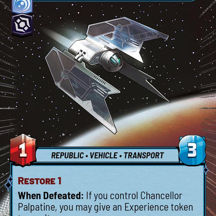 The Chancellor's Shuttle - Grim Harbinger (Hyperspace Foil) (783) (783) [Secrets of Power]
