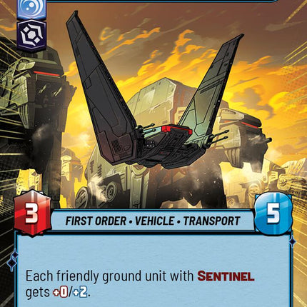 Kylo Ren's Command Shuttle - Icon of Authority (Hyperspace Foil) (788) (788) [Secrets of Power]