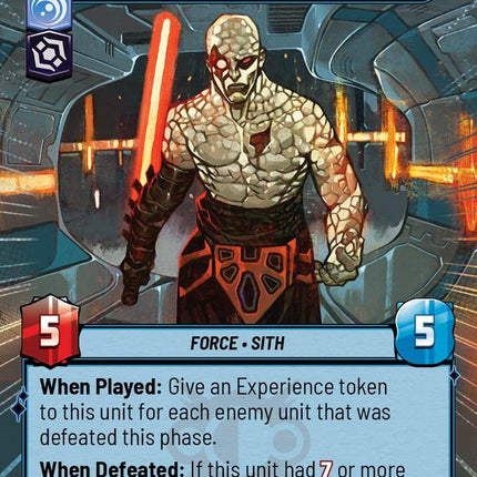 Darth Sion - Lord of Pain (Hyperspace Foil) (791) (791) [Secrets of Power]