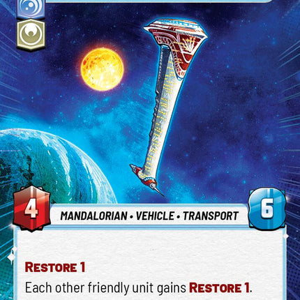 Coronet - Stately Vessel (Hyperspace Foil) (803) (803) [Secrets of Power]