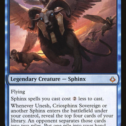 Unesh, Criosphinx Sovereign [Hour of Devastation]