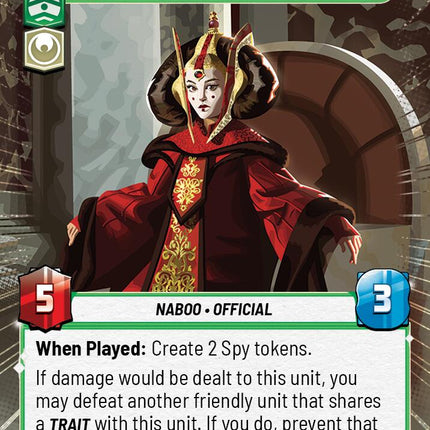Queen Amidala - Championing Her People (Hyperspace Foil) (857) (857) [Secrets of Power]