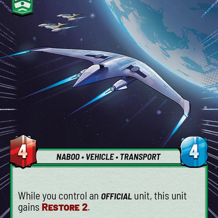 Nubian Star Skiff (872) (Hyperspace Foil) (872) [Secrets of Power]