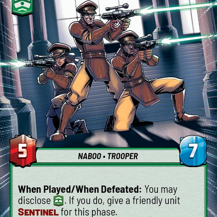 Naboo Security Force (876) (Hyperspace Foil) (876) [Secrets of Power]