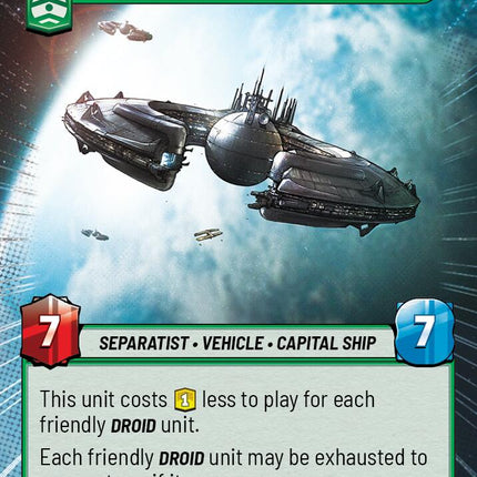 Vuutun Palaa - Droid Control Ship (Hyperspace Foil) (878) (878) [Secrets of Power]