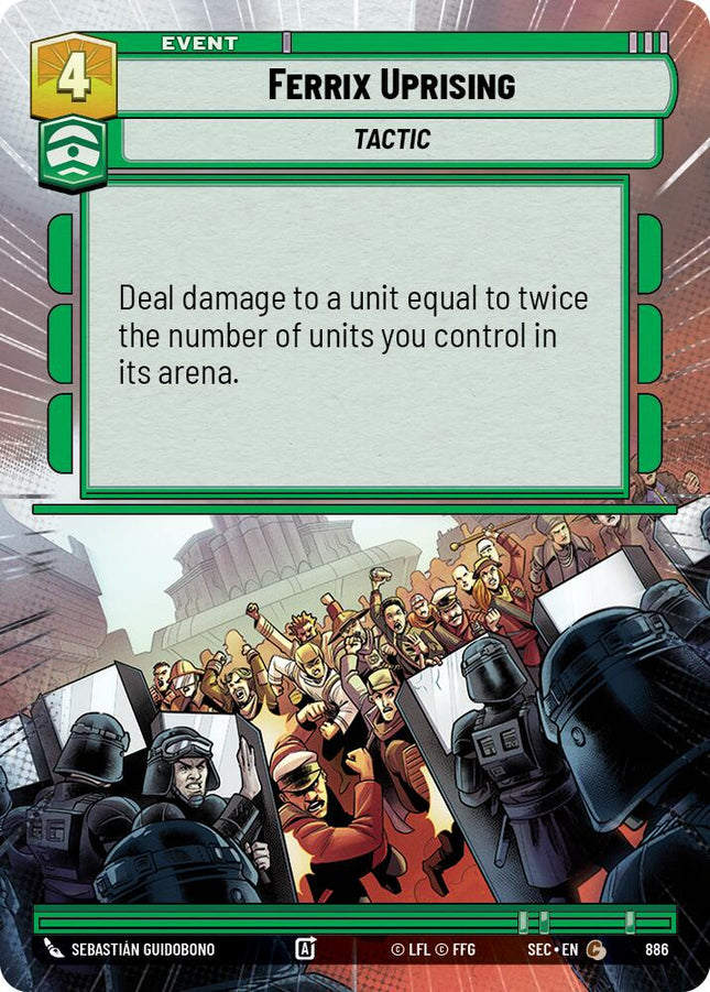 Ferrix Uprising (886) (Hyperspace Foil) (886) [Secrets of Power]