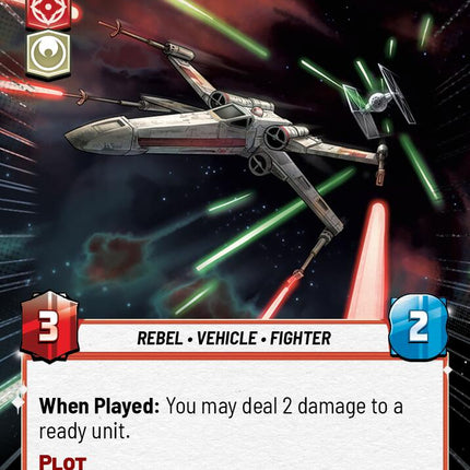 Strike Force X-Wing - Wing (908) (Hyperspace Foil) (908) (908) [Secrets of Power]