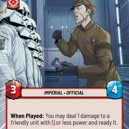 Academy Disciplinarian (921) (Hyperspace Foil) (921) [Secrets of Power]