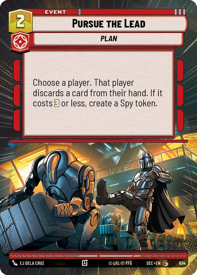 Pursue the Lead (934) (Hyperspace Foil) (934) [Secrets of Power]