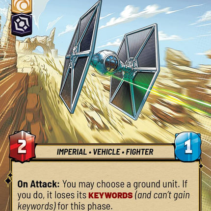 Screeching TIE Fighter (941) (Hyperspace Foil) (941) [Secrets of Power]