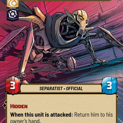 General Grievous - Scuttling to Safety (Hyperspace Foil) (943) (943) [Secrets of Power]