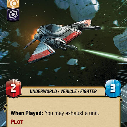Lurking Snub Fighter (945) (Hyperspace Foil) (945) [Secrets of Power]