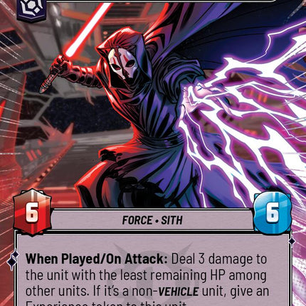 Darth Nihilus - Lord of Hunger (Hyperspace Foil) (1000) (1000) [Secrets of Power]