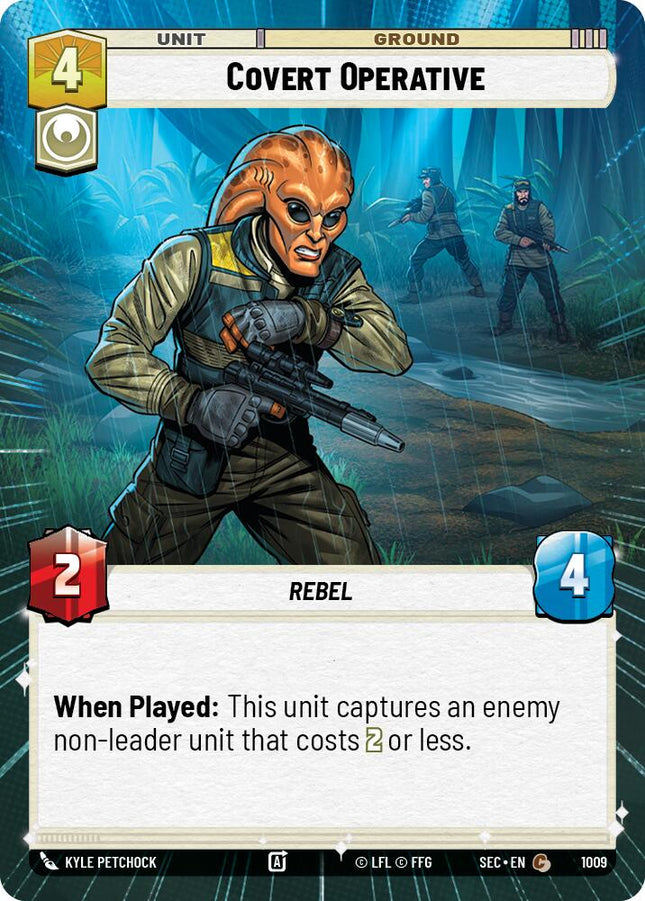 Covert Operative (1009) (Hyperspace Foil) (1009) [Secrets of Power]