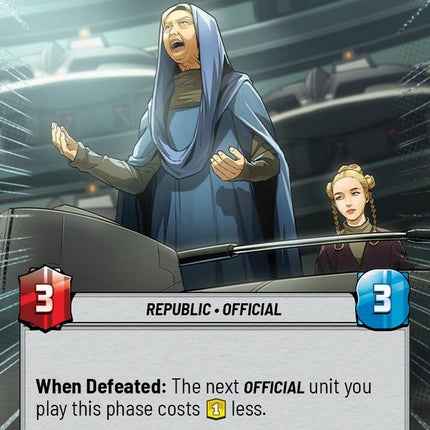 Inspiring Senator (1017) (Hyperspace Foil) (1017) [Secrets of Power]