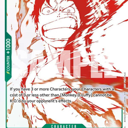 Monkey.D.Luffy (OP07-033) (3rd Anniversary Treasure Campaign Pack) [One Piece Promotion Cards]