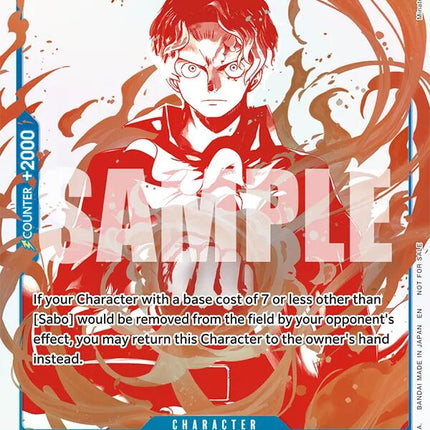Sabo (OP10-049) (3rd Anniversary Treasure Campaign Pack) [One Piece Promotion Cards]