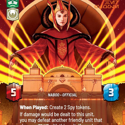Queen Amidala - Championing Her People (Prestige Foil) (1084) (1084) [Secrets of Power]