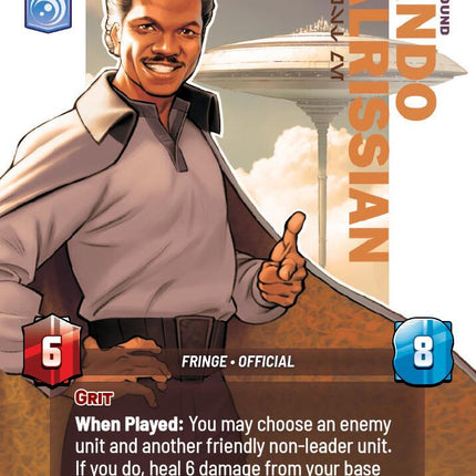 Lando Calrissian - Trust Me (Prestige Foil) (1098) (1098) [Secrets of Power]