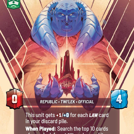 Orn Free Taa - Political Power Broker (Prestige Foil) (1101) (1101) [Secrets of Power]